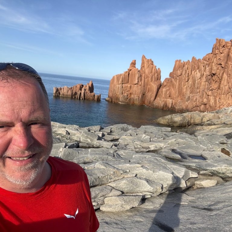 Rote Felsen bei Arbatax, Sardinien